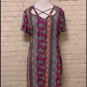 Kristin Nicole Dresses - Paisley Print Crisscross Sundress Kristin Nicole Dresses - Paisley Print Crisscross Sundress